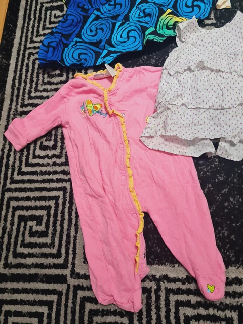 #C66 Enorme pacchetto di vestiti per bambina 6-9 mesi NEXT GEORGE DISNEY ZARA PRIMAR 6