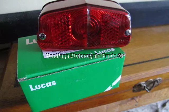 genuine LUCAS 564 rear LIGHT brake light stop 'n tail BSA C15 TRIUMPH Norton etc