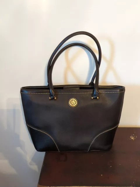 Anne Klein  Black Tote Shoulder Bag Purse