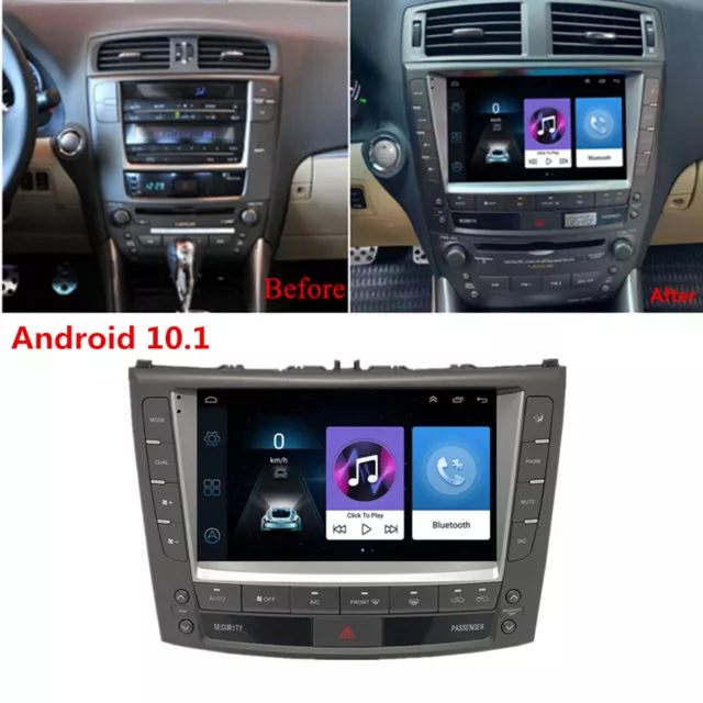 9'' Android 10.1 Stereo Radio GPS Player AC For Lexus IS250 IS300 IS350 2005-12