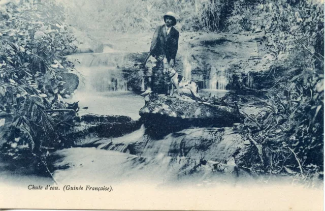 Carte Postale Guinee Francaise Chute D'eau