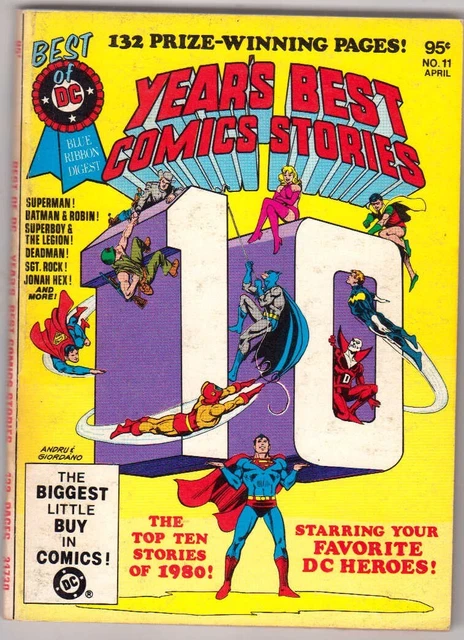 The Best of DC ~ YEARS BEST COMICS STORIES #11 (Apr 1981) Blue Ribbon Digest