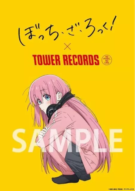 BOCCHI THE ROCK! Tower Records Collaboration Poster Hamaji Aki 2022 CloverWorks