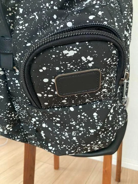 TUMI Alpha Bravo Luke Roll-Top Backpack Galaxy Print Black White 222388GP2 3