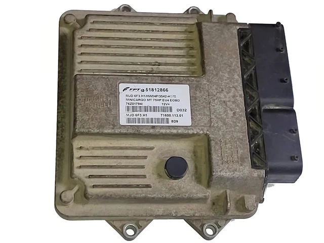 Calculateur Moteur Vierge FIAT FIORINO 1.3 JTD - Ref 8F2.F4 51880760 HW00P