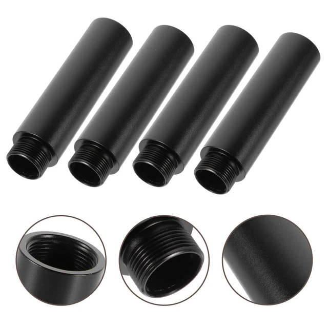 Tubes D'Extension Micro 4 Pièces + 4 Adaptateurs Filetage - Rallonge Pied Micro 5/8" Et 3/8" Pour Bras Et Perche