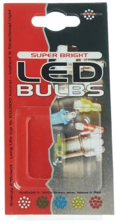 24 V W2x4.6d 1-LED superhelle Glühbirne gelb