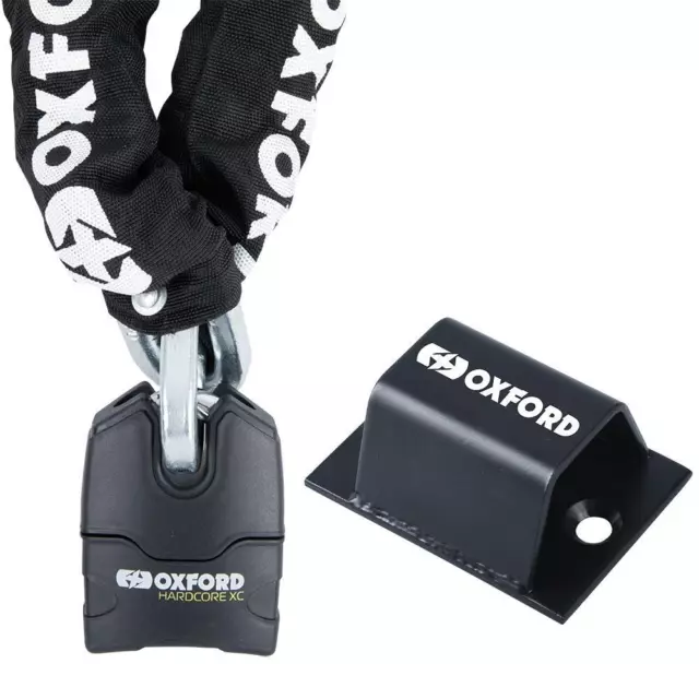 Oxford Motorcycle Hardcore XC13 Chain 1,2M & Oxford ancoraggio a terra forza bruta