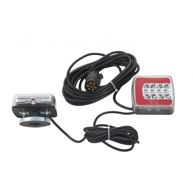 Kit Feux Led Magnetiques 12/24V, Cable 7.5M / Entre Feux 2.5 M