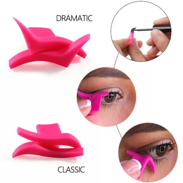 Wing Eyeliner Tool Stamp Brush Cat Eye Vamp Kit Easy to Makeup