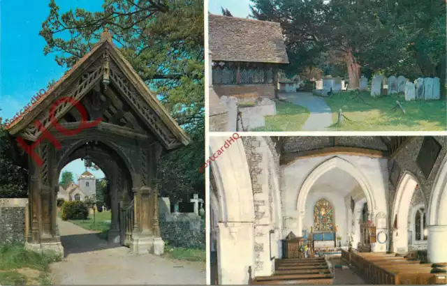 Picture Postcard- Stoke Poges Church (Multiview)