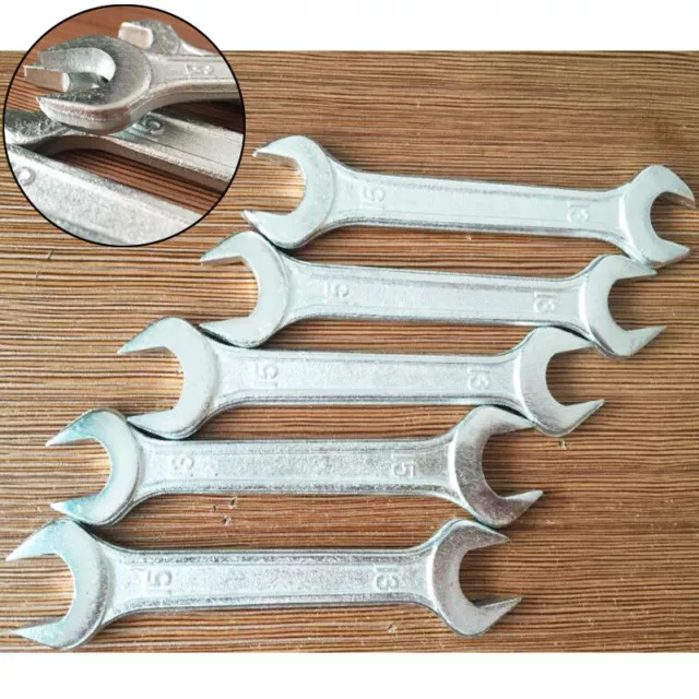 New Double Open Ended Combination Spanner Wrench Metric Repair Tools 5.5mm~27mm