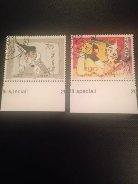 Switzerland Europa 2002  CEPT MNH Circus Clowns - Used