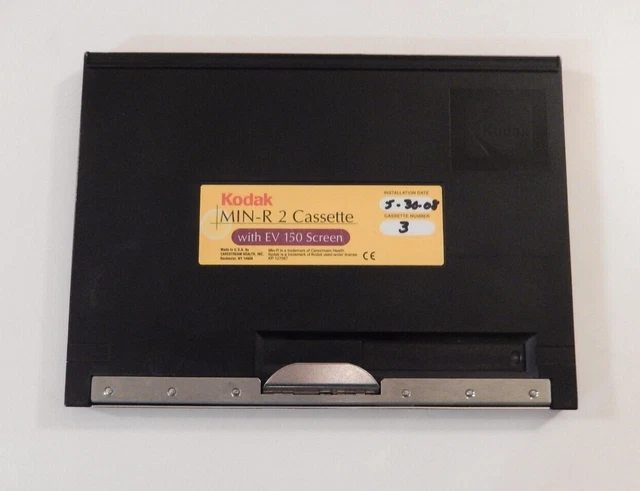 KODAK MIN-R 2 Mammography cassette 18x24 cm with EV 150 Screen, X-Ray. Pre-owned