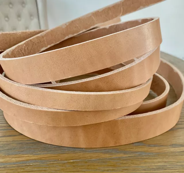 150 cm long Natural Veg Tan Tooling Leather strap Belt blank 4.5-5 mm thick