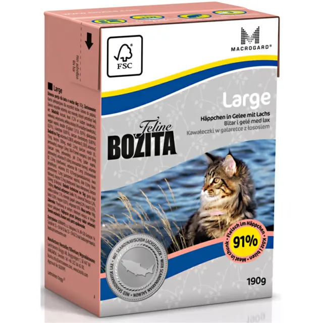 Bozita Cat Large 16 x 190g (11,15€/kg)
