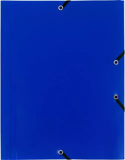 EXACOMPTA Eckspannermappe Opaque Eco DIN A4 PP blau