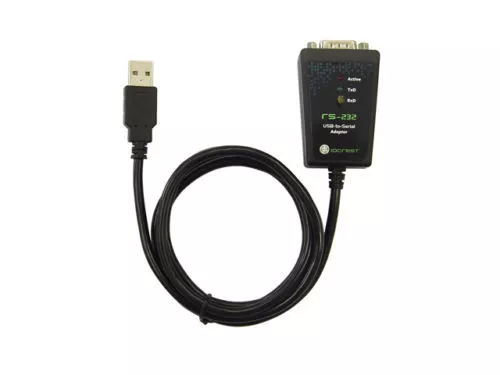 IOCrest USB to Serial Port Converter Cable RS232 DB9 (FTDI Chipset) UC232A