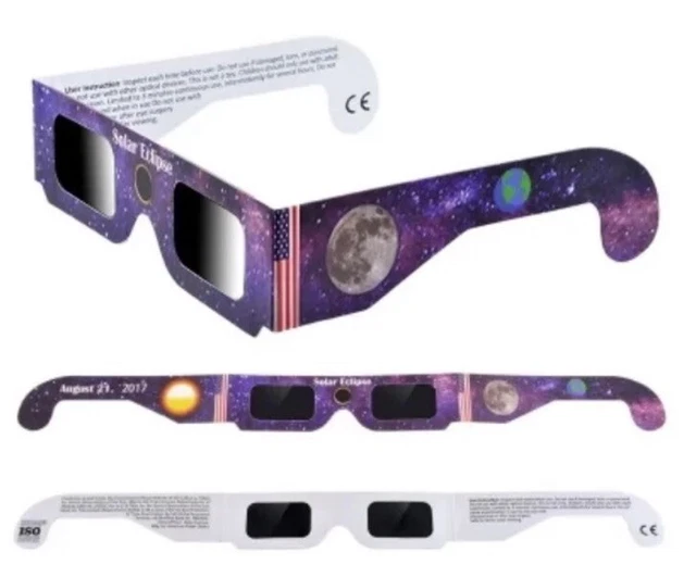100 PACK NEW Solar Eclipse Glasses 2024 ISO CE Certified 100 Safe NASA