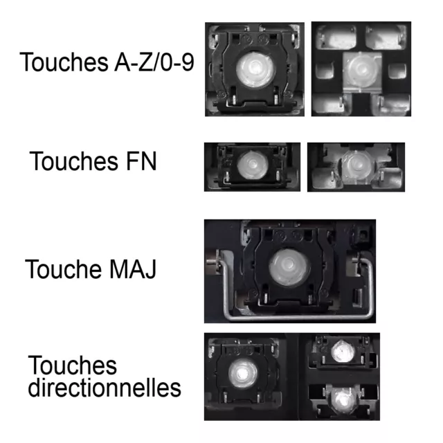 Touche de Clavier Français pour HP Pavilion 15-D 17-F / HP 15-G