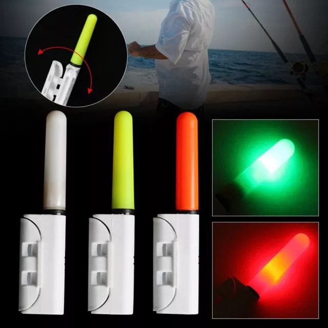 FLASH GLOW STICK Fishing Rod Tip Lightstick Bite Alarm Fluorescent