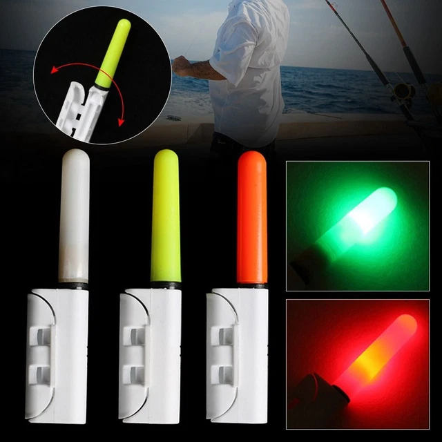 FLASH GLOW STICK Fishing Rod Tip Lightstick Bite Alarm Fluorescent Light  $2.82 - PicClick AU