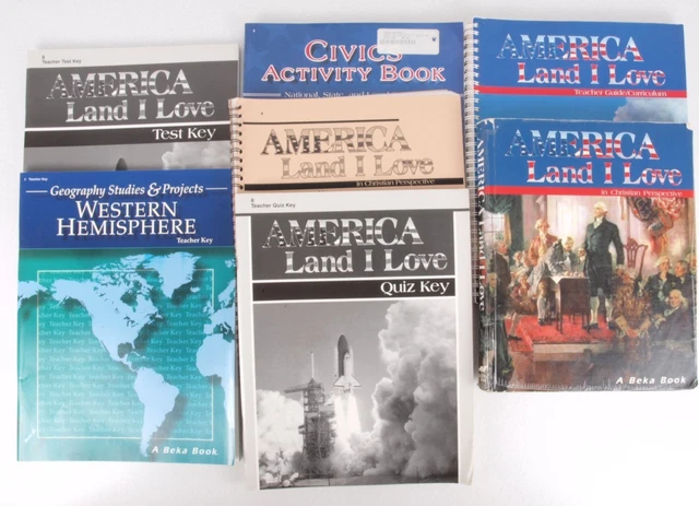 ABEKA 8TH GRADE History America Land I Love Student Test Teacher Guide ...