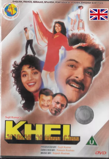 Khel - Anil Kapoor - Madhuri Dixit - New Kmi Bollywood Dvd -Multi Subtitles