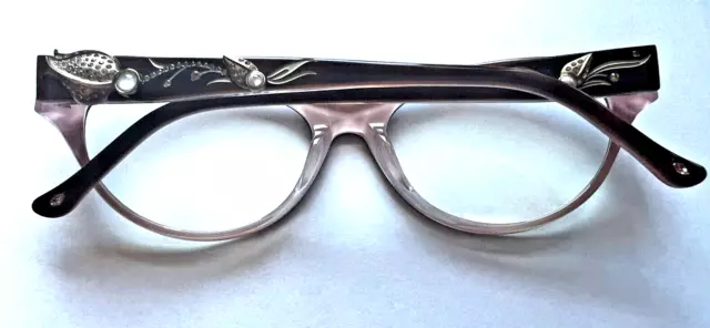 judith leiber eyeglass frames Swarovski Crystal Pink brown JL 1668 02 54 16 137