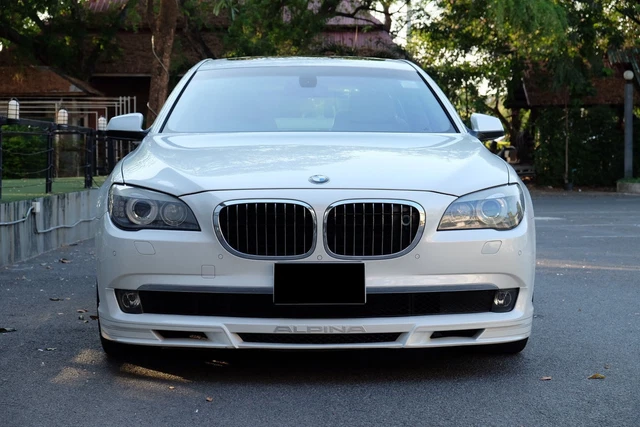 Genuine Alpina B7 Front bumper spoiler for BMW F01 F02 Skirt addon Valance Lip