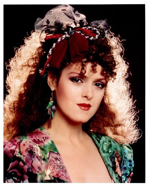 BERNADETTE PETERS BREATHTAKING 1980’s Glamour Portrait Vintage 8x10
