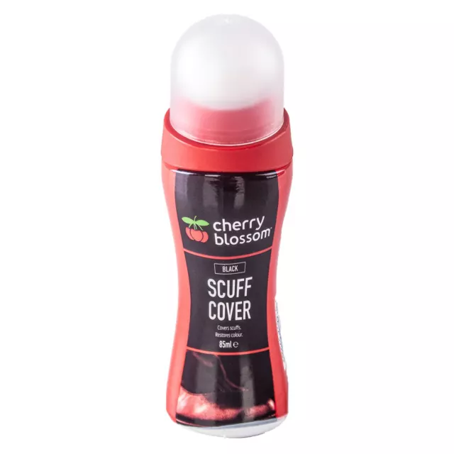 Black Shoe Polish Scuff Cover Cherry Blossom 100ml