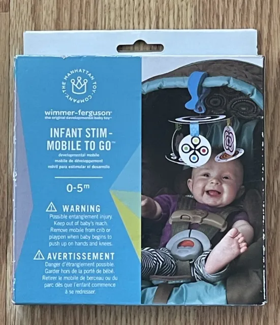 Wimmer Ferguson Infant Stim Mobile To Go Travel Baby Toy 0~5 Months ~ New