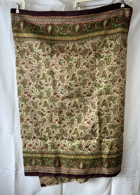Original Vintage Sari, Seide handbedruckt | Indien Bollywood Saree