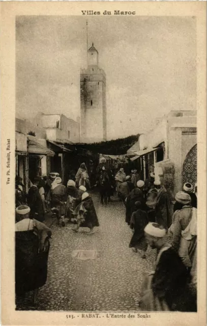 CPA AK MAROC RABAT - L'Entrée des Souks (281164)
