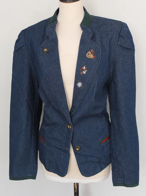 Bildschöner Denim Blazer Tgl 42 Top Costumi Regionali