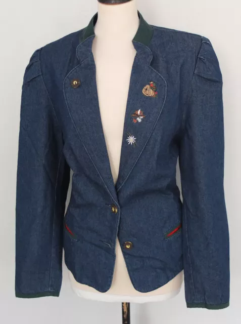 Bildschöner Denim Blazer Tgl 42 Top Costumi Regionali