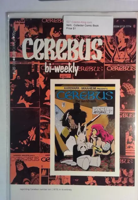 Cerebus Bi-Weekly #10 Aardvark-Vanaheim (1989) NM- Reprint Comic Book