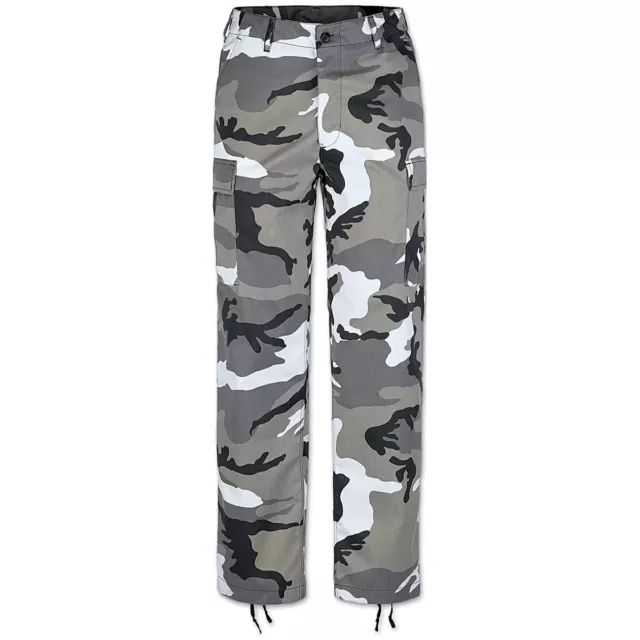 Pantalon Soldat US Camo Métro Urbain Camouflage Neige Taille S-7XL Cargo Armée