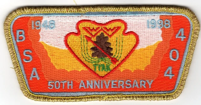 Ti'ak Lodge 404 50th Anniversary Flap