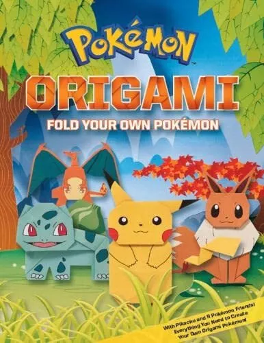 Pokemon Origami: Fold Your Own Pokemon by Scholastic, Book The Cheap Fast Free