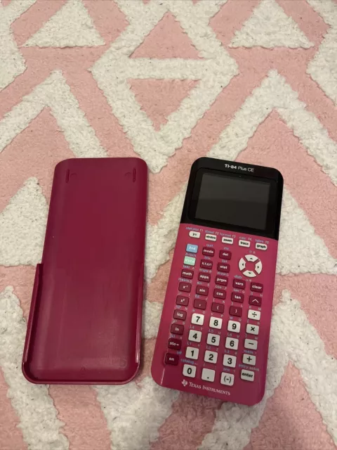 Texas Instruments TI-84 Plus CE Graphing Calculator - Pink (84PLCE/TBL/1L1/Y)
