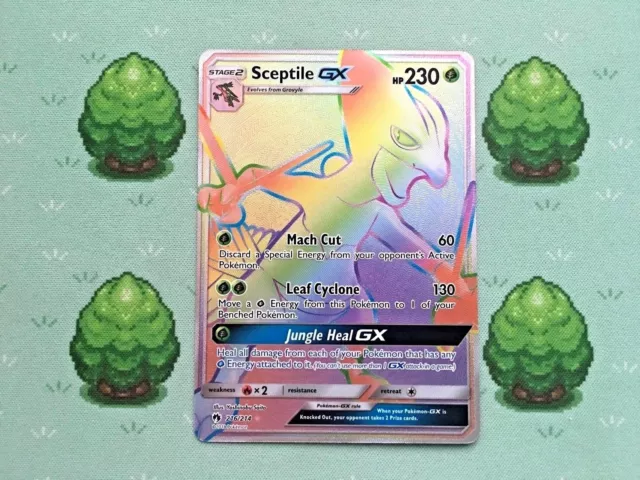 Pokemon - Sceptile GX - 216/214 - SM Lost Thunder - Secret Rare