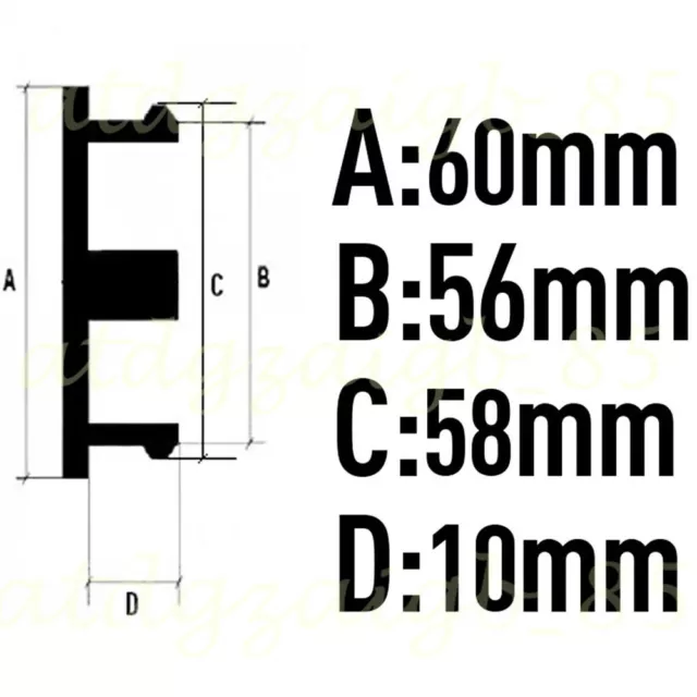 4x Für FIAT Abarth Centre Badge Car Radnabendeckel Felgendeckel Nabendeckel 60mm 2