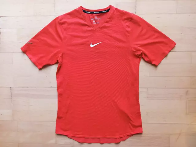 Nike Rafael Nadal 2018 Toronto Shirt Tennis rot Sz. S