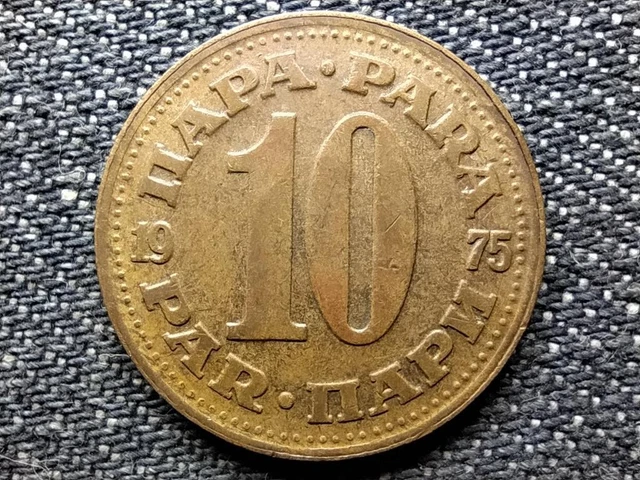 Yugoslavia 10 Para Coin 1975
