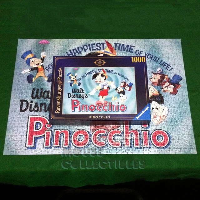 DISNEY RAVENSBURGER PUZZLE Pinocchio Treasures From the Vault 1000