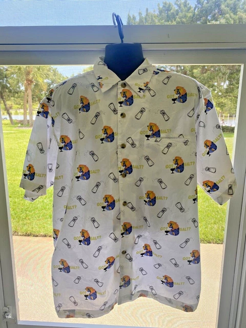 Caribbean Soul Hawaiian Shirt Got Salt? Parrothead Margaritaville Buffett Large