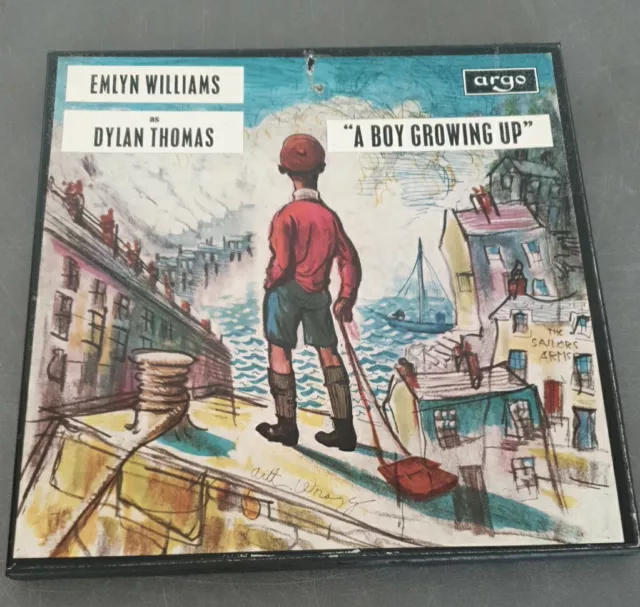 Vinyl Box Set: EMLYN WILLIAMS:Dylan Thomas - A Boy Growing Up -ARGO TA509-10