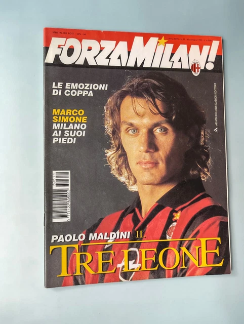 FORZA MILAN 9 SETTEMBRE 1995 BAGGIO AL MILAN -WEAH-FUTRE + CALENDARIO SERIE A